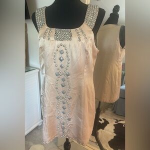 ECI New York Gold Mini Dress